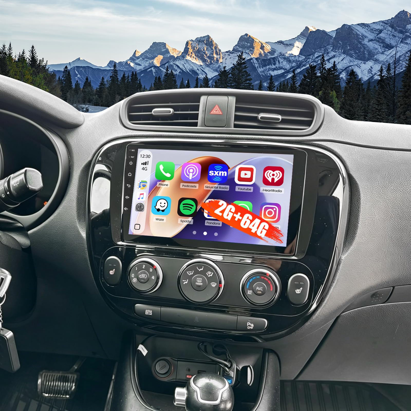 Amazon.com: Hikity 2+64GB for Kia Soul 2014 2015 2016 2017 (Manual
